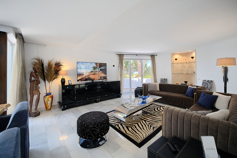 Living room of Villa Cinco